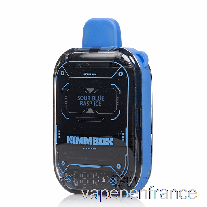 Vapengin Nimmbox 10000 Stylo Vape Jetable Glace Framboise Bleu Aigre